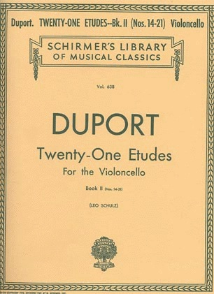 Duport, J.P.: 21 Etudes Bk.2 No. 14-21 (cello)