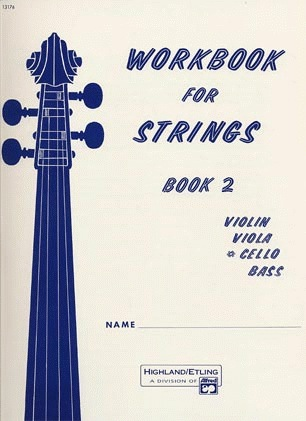 Etling, F.R.: Workbook for Strings, Bk.2 (cello)
