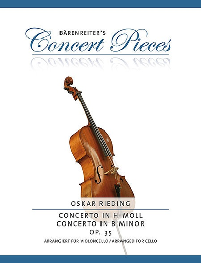 Rieding, Oskar (Sassmannshaus): Concerto in B minor Op. 35 (CELLO & piano) Barenreiter