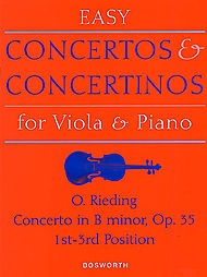 Rieding, O.: Viola Concerto Op.35 in B minor (viola & piano)