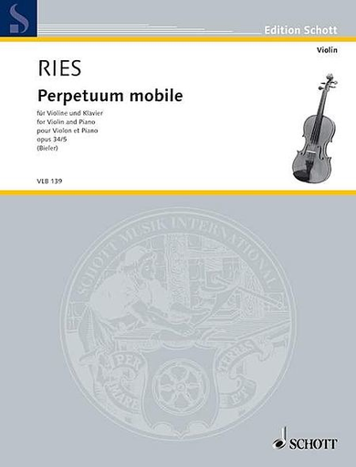 Ries: Perpetuum Mobile Op.34 (violin & piano)
