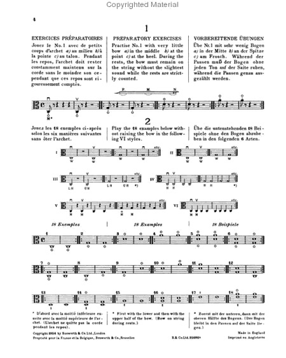 Sevcik, O. (Tertis): Op.2 #1 School of Bowing (Viola)