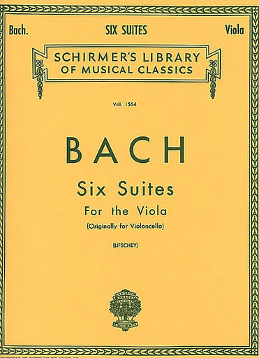 Bach, J.S. (Lifschey): Six Cello Suites transcribed for the Viola