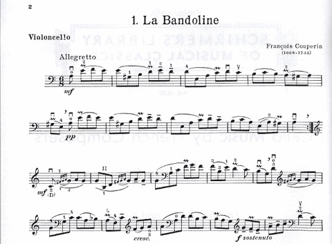 Cello Music by French Composers from Couperin to Debussy (cello & piano)