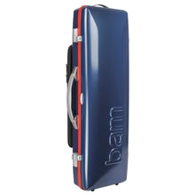 BAM Graffiti Hightech oblong violin case, blue & red | Metzler Violins