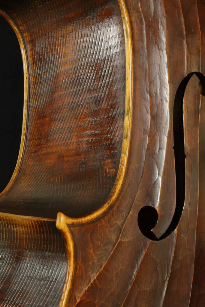 Andrew Carruthers "Fluted Cello," 2024, Not For Sale | Metzler Violins
