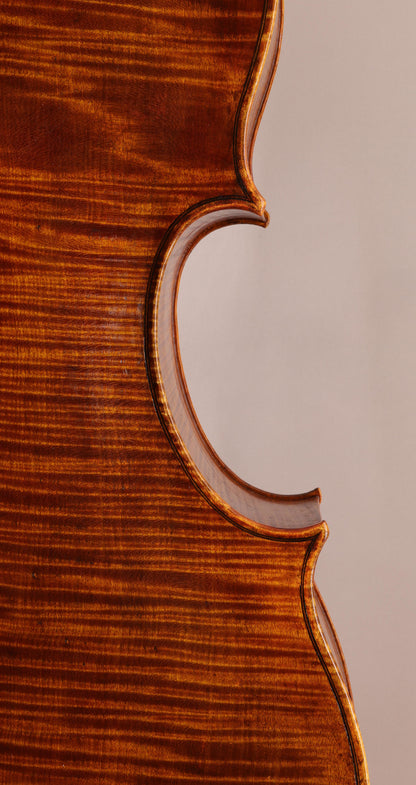 Andrew Carruthers Ruggieri model cello, Santa Rosa, CA, 2025 | Metzler Violins