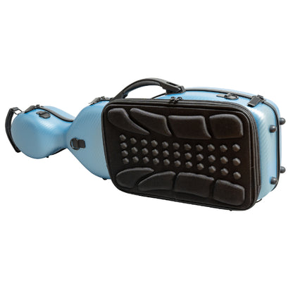 Mika cello-shaped violin case, thermoplastic
