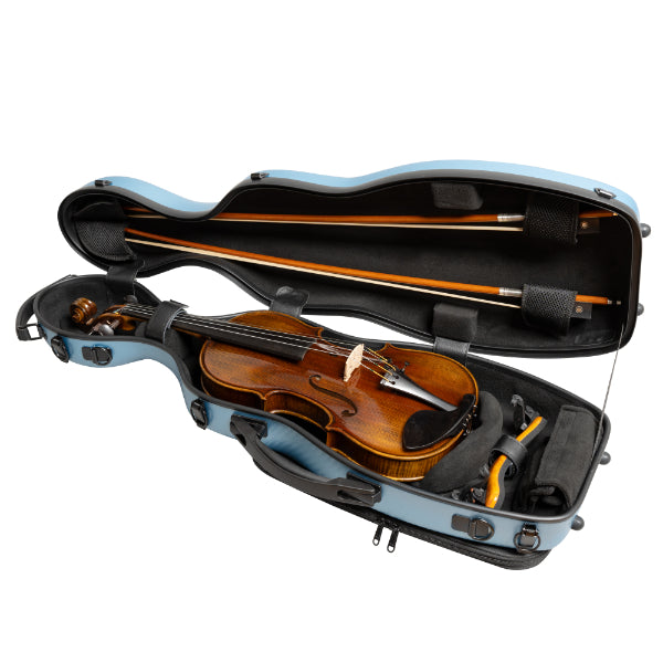 Mika cello-shaped violin case, thermoplastic