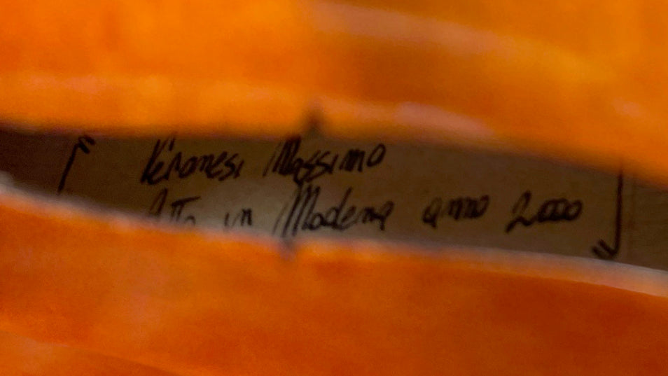 Massimo Veronesi violin, Modena, 2000 | Metzler Violins
