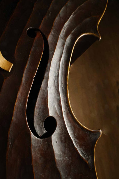 Andrew Carruthers "Fluted Cello," 2024, Not For Sale | Metzler Violins