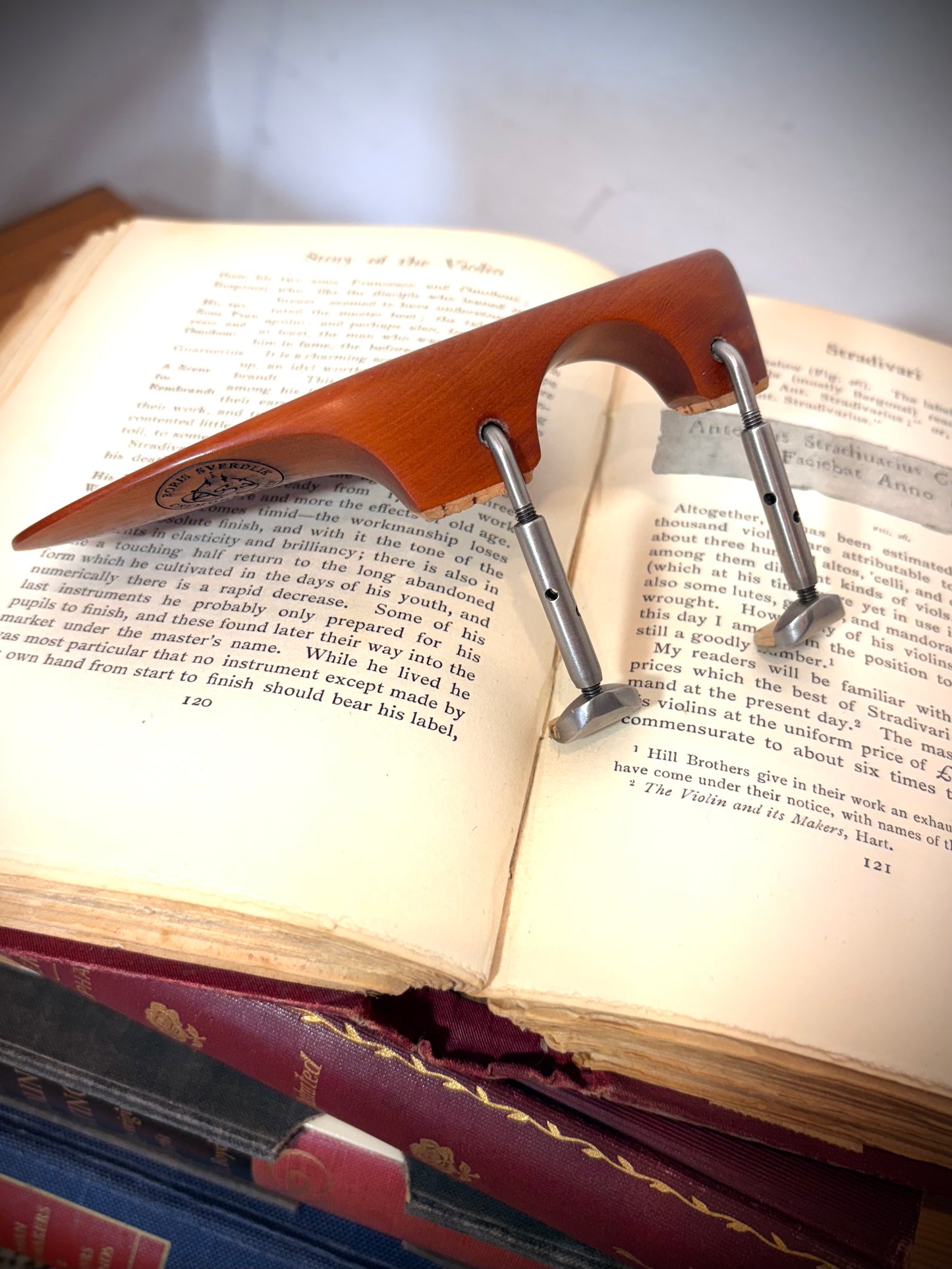 Boris Sverdlik Boxwood Chinrest, TITANIUM