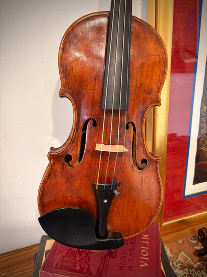 Markneukirchen violin labeled "Petrus Guarnerius Filius Joseph" | Metzler Violins