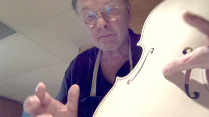 Kevin Crow 16 1/2" viola, #28, "Maggie", Wisconsin, 2024 | Metzler Violins
