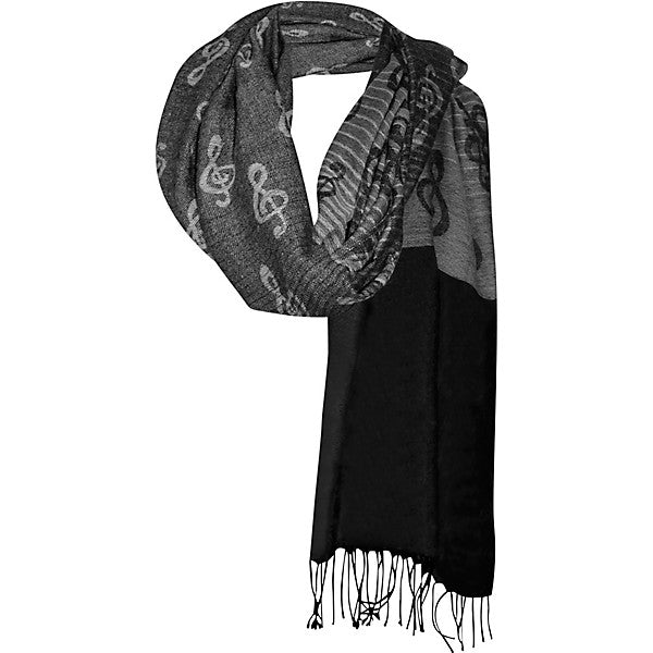 Musical Pashmina Scarf - Black