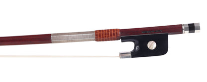 ALYSIO De MATTOS cello bow, Pernambuco / Horn / Silver, (round heel), Rio / Paris, BRAZIL, 82.6g