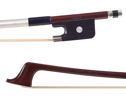 Bernard Pernambuco cello bow, nickel, from the workshop of Pierre Guillaume, BELGIUM | Metzler Violins