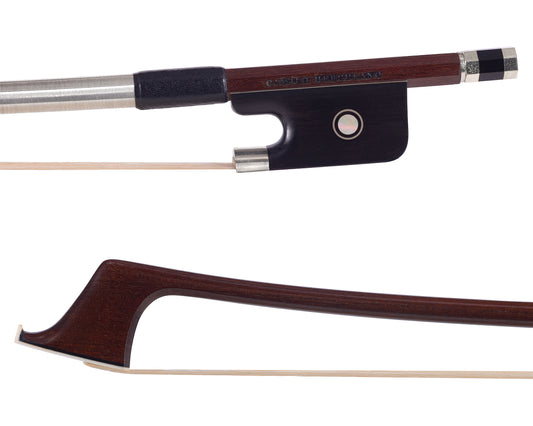 CAMILO HERCULANO (IPE) nickel-mounted cello bow, Brazil | Metzler Violins