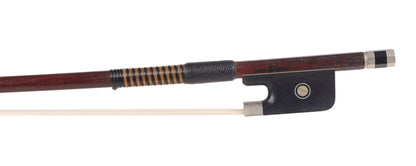 D. CARVALHO - BRASIL nickel cello bow, round Pernambuco stick, BRAZIL, 82.3 grams