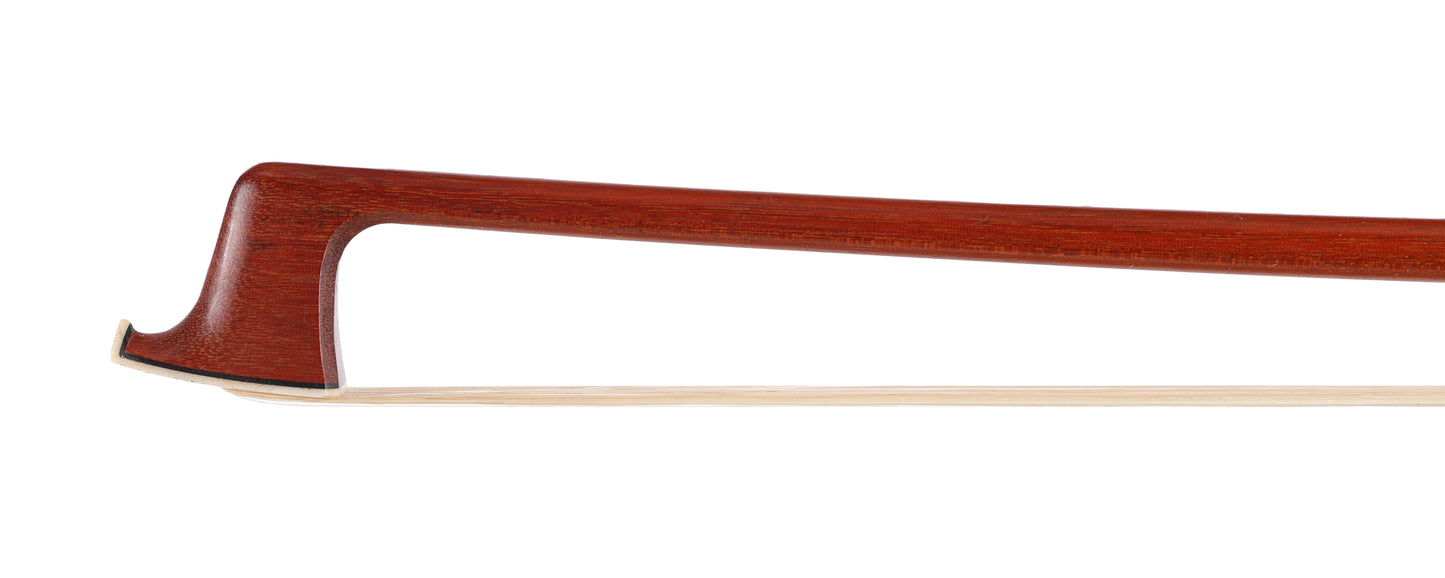 DAVID RUSSELL YOUNG silver violin bow, with dichrolam pearl, 60 grams