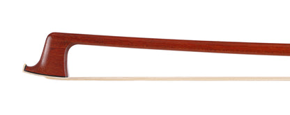DAVID RUSSELL YOUNG silver violin bow, with dichrolam pearl, 60 grams
