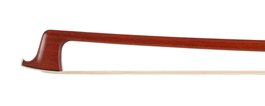 DAVID RUSSELL YOUNG silver violin bow, with dichrolam pearl, 60 grams