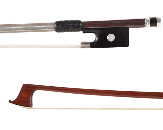 Dominique Peccatte silver violin bow, Millant certificate | Metzler Violins