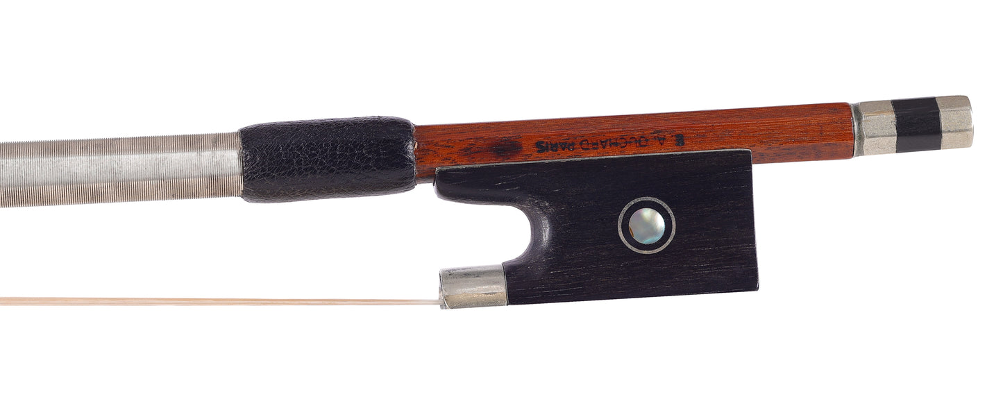 E.A. OUCHARD branded Pernambuco violin bow, nickel, 60.1 g. GERMANY | Metzler Violins