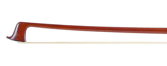 Franz ALBERT NURNBERGER Jr. silver and ebony-mounted  silver violin bow,  55.4g circa 1918, GERMANY