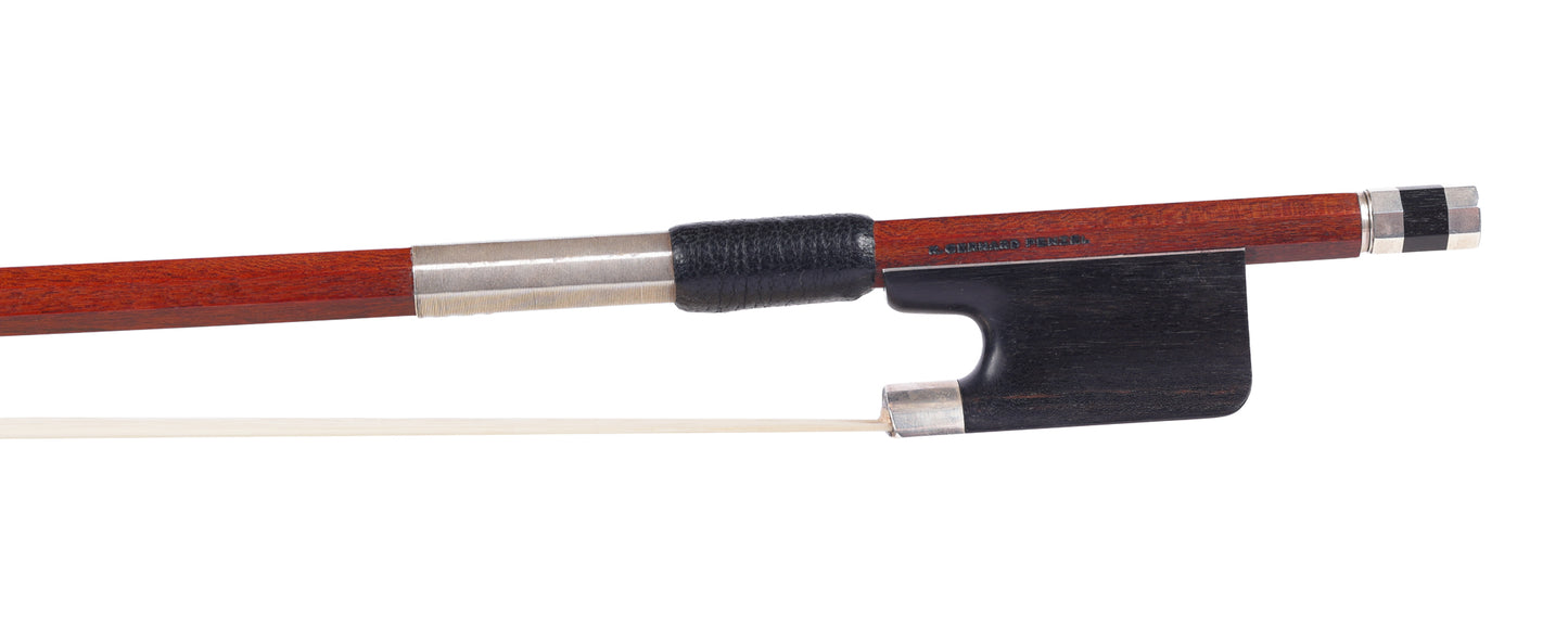 K. GERHARD PENZEL pernambuco cello bow, silver mounted  | Metzler Violins