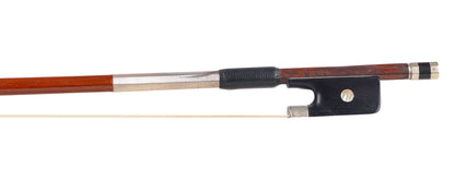 "M. GERARD" nickel violin bow by J. Thibouville-Lamy, Mirecourt, JF Raffin certificate, 59.6 g. | Metzler Violins