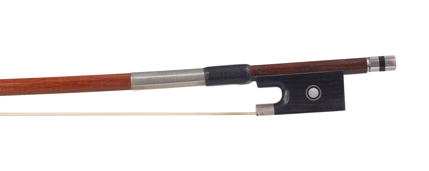 Jean Bouvin silver viola bow, octagonal, Switzerland 70.8g | Metzler Violins