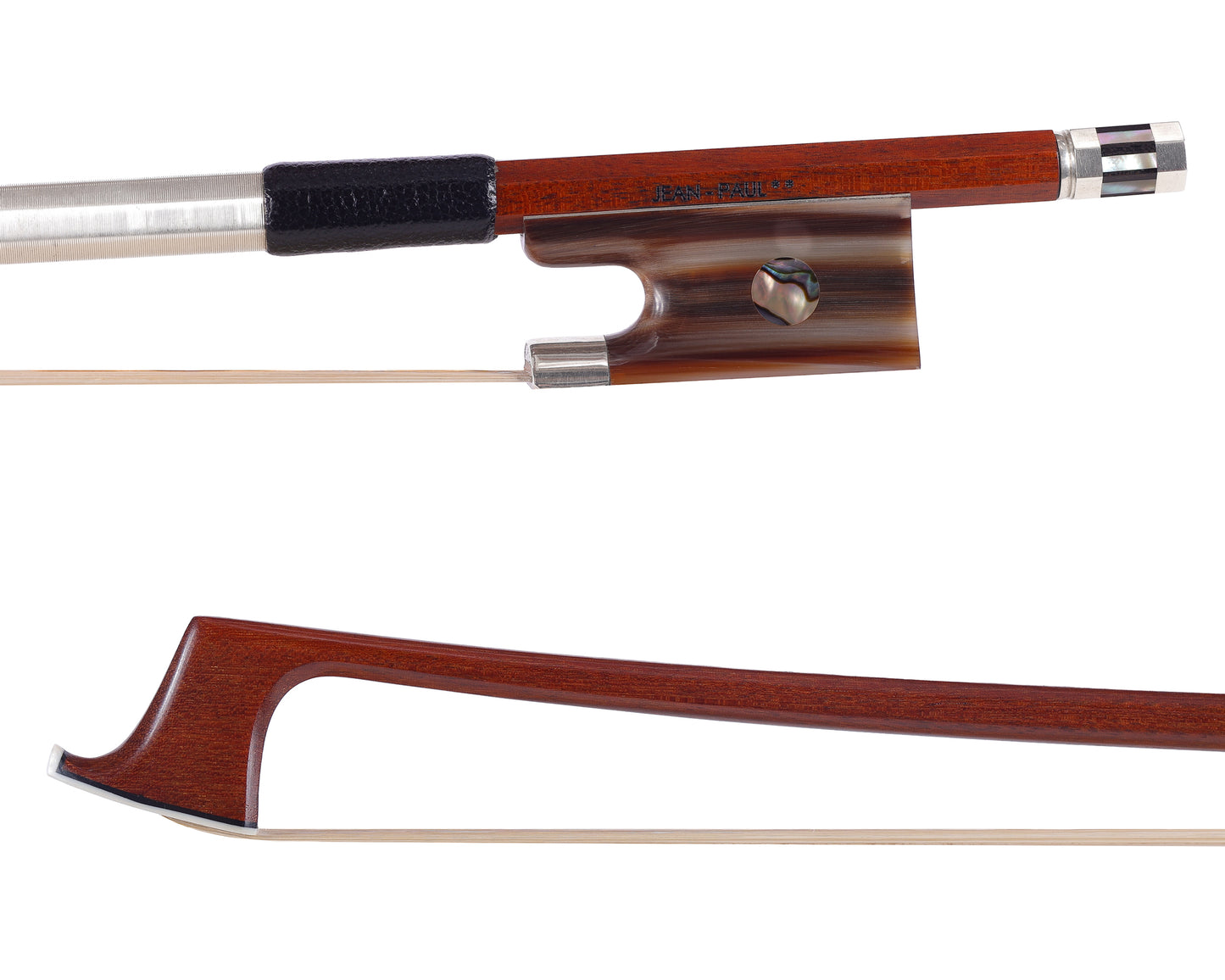 JEAN-PAUL** Silver/pernambuco violin bow, horn 62.2 g. | Metzler Violins
