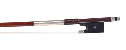 L. Bausch Jr. LEIPZIG workshop pernambuco violin bow, nickel/ebony, ca. 1850 - 59.1 g. | Metzler violins