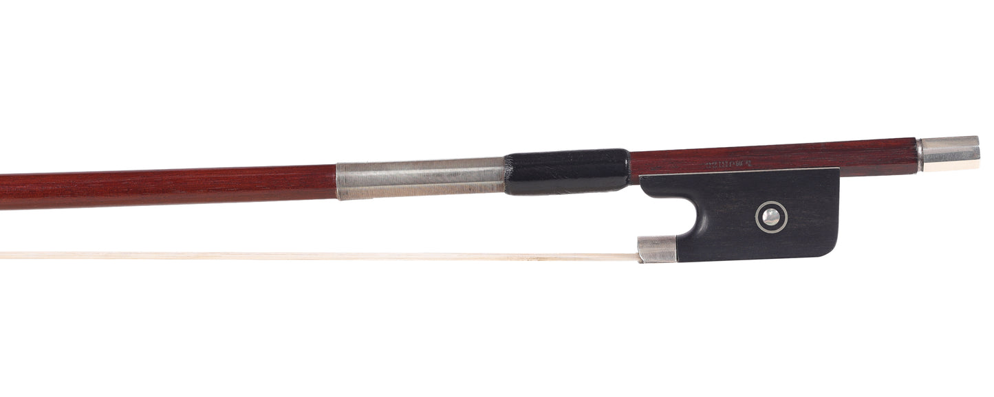 L. MORIZOT & Sons silver viola bow, Salchow certificate, 69.0g | Metzler Violins