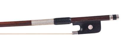 R. SHALLOCK A Paris silver cello bow, FRANCE, 80.4 grams  Metzler Violins