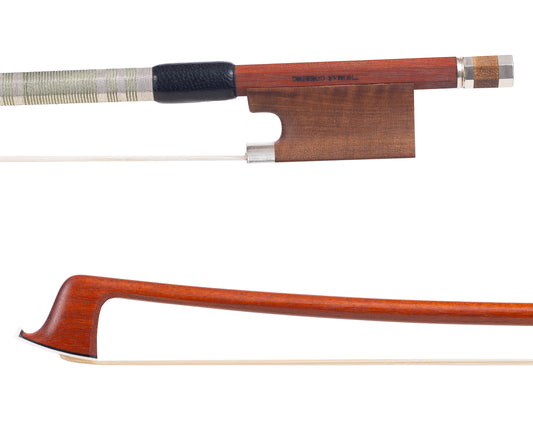 Thomas Goering "Persoit" violin bow, 60.9g, maple frog, Topeka, Kansas | Metzler Violins