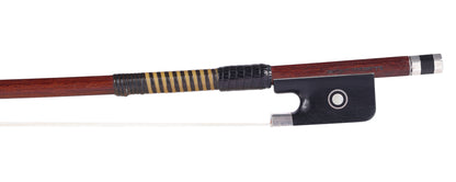 W.D. WATSON LONDON silver cello bow, 71.5 grams, ENGLAND