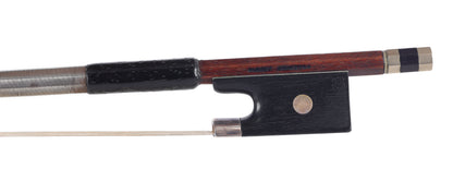 Albert Schuster silver/pernambuco violin bow, round stick, GERMANY | Metzler Violins