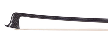 Black Carbon Fiber Weave (braided) 1/16 violin bow, with ebony frog | Metzler Violins