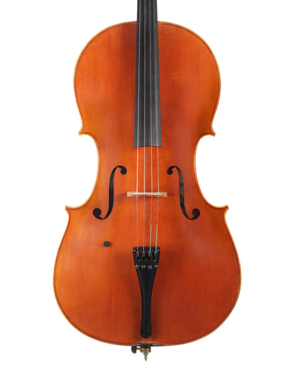 Birdseye maple cello with spectacular wood | Metzler Violins