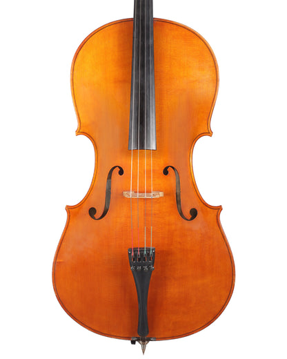 Carlos Funes Vitanza cello, 2008, San Francisco, highly figured poplar | Metzler Violins