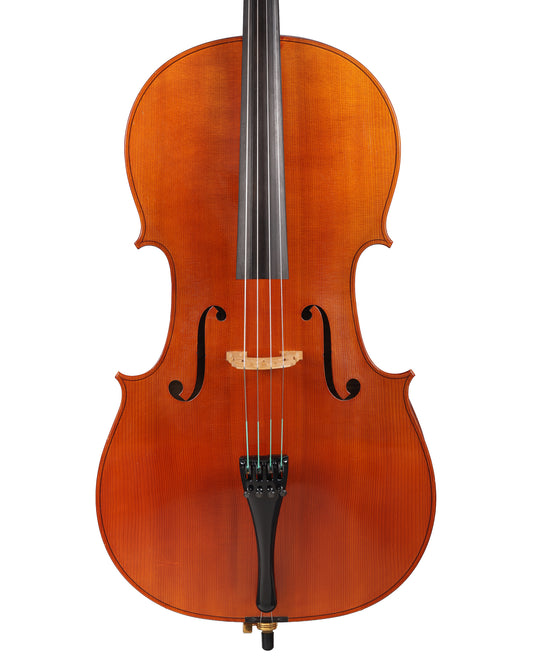 Paul Hart cello with lion's head scroll, 1997, Salt Lake City | Metzler Violins