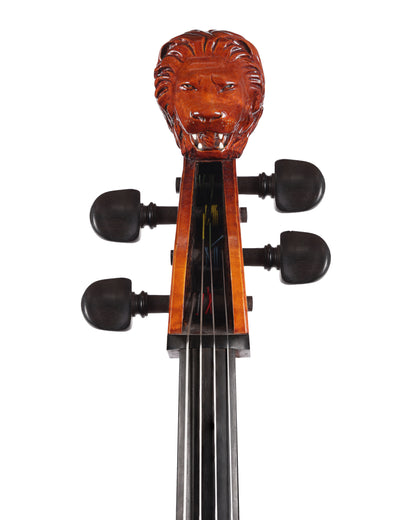 Paul Hart cello with lion's head scroll, 1997, Salt Lake City | Metzler Violins