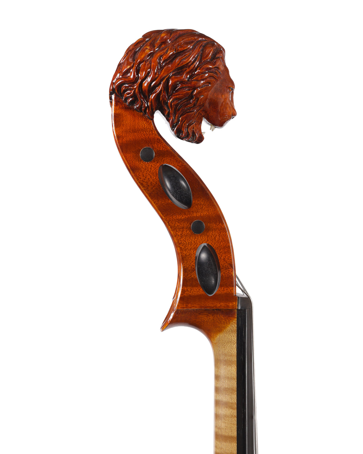 Paul Hart cello with lion's head scroll, 1997, Salt Lake City | Metzler Violins