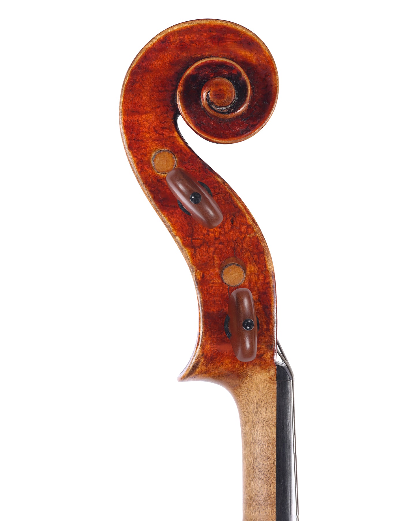 Neuner & Hornsteiner 15" decorated viola with Herman Weaver repair label, ca. 1890 | Metzler Violins