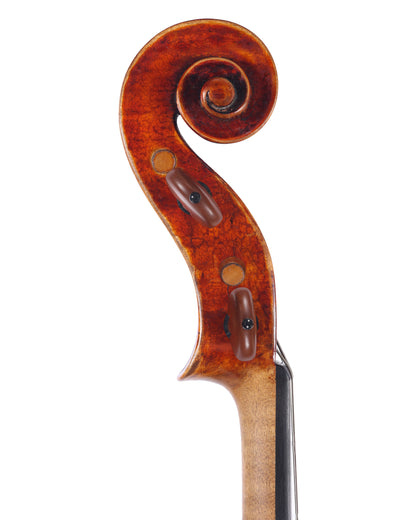 Neuner & Hornsteiner 15" decorated viola with Herman Weaver repair label, ca. 1890 | Metzler Violins
