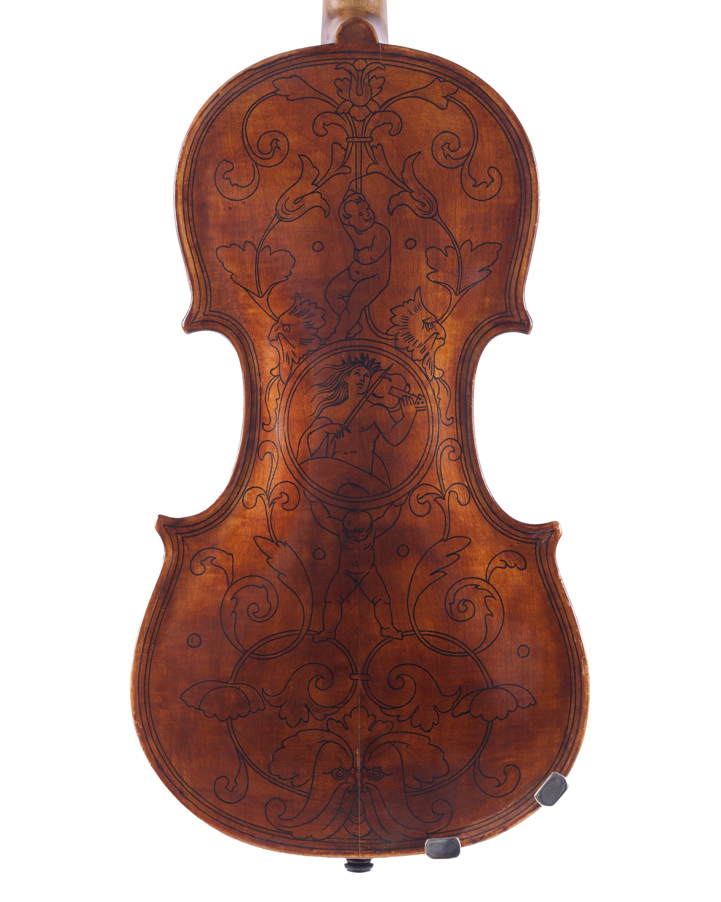 Fabrizio Giannini highly decorated violin, ca. 1935, Viareggio, ITALY | Metzler Violins