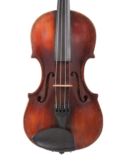 Unlabeled German violin with high arch & reinforced back | Metzler Violins