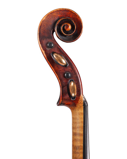 Unlabeled German violin with high arch & reinforced back | Metzler Violins